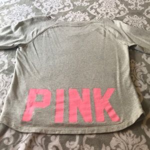 PINK Victoria’s Secret 3/4 inch sleeve sweatshirt